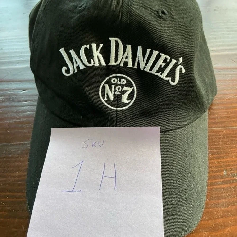 Jack Daniels Old No 7 Majic Headwear Baseball Cap Men Black Adjustable Strapback